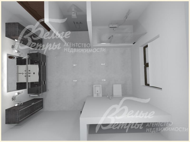 Визуализация: Санузел 2 этажа