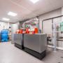 В котельной установлены 2 котла Viessmann, бойлер Viessmann, многоступенчатая система водоподготовки с умягчением