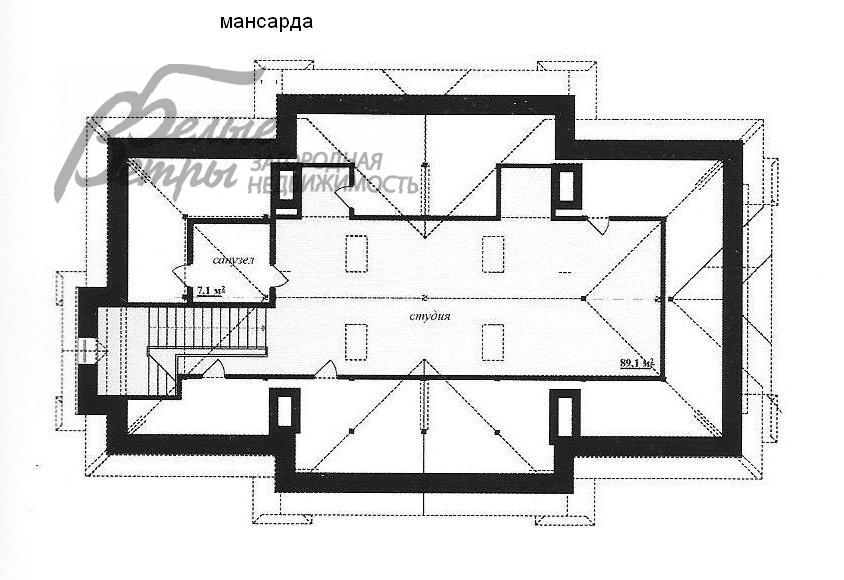 Дом Столбово-1 КП Южное Бутово id 565-904 планировка2