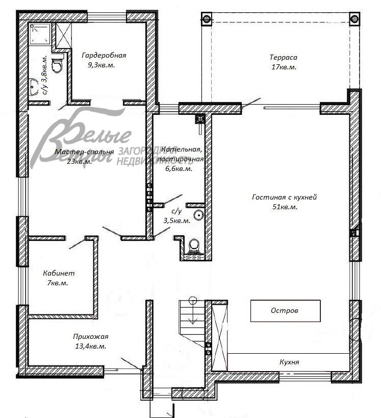 Дом Потапово к/п Южное Бутово id 167-127 планировка0