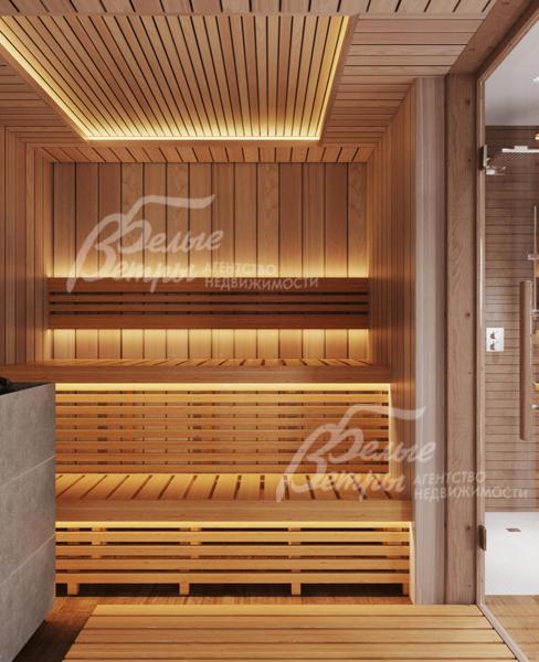 Визуализация: сауна