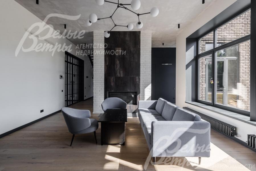 Гостиная с камином