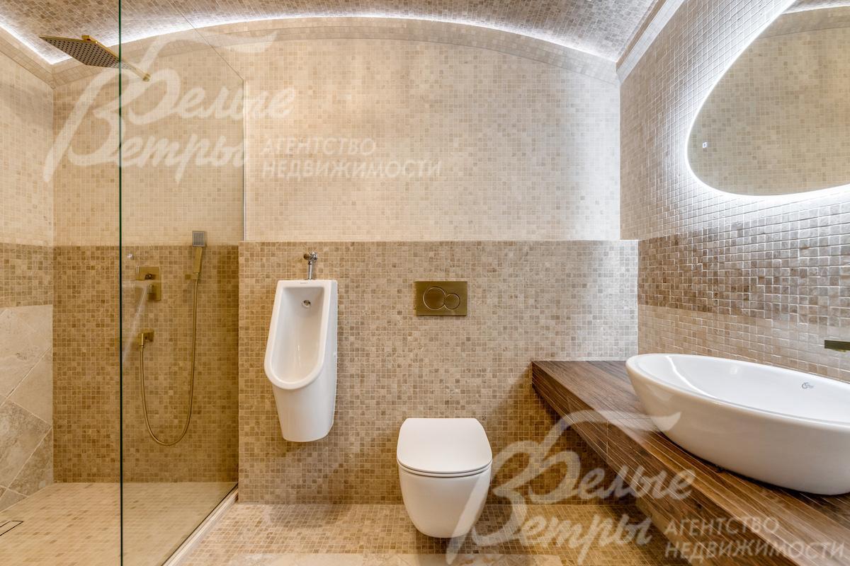 Санузел с душевой в СПА-зоне