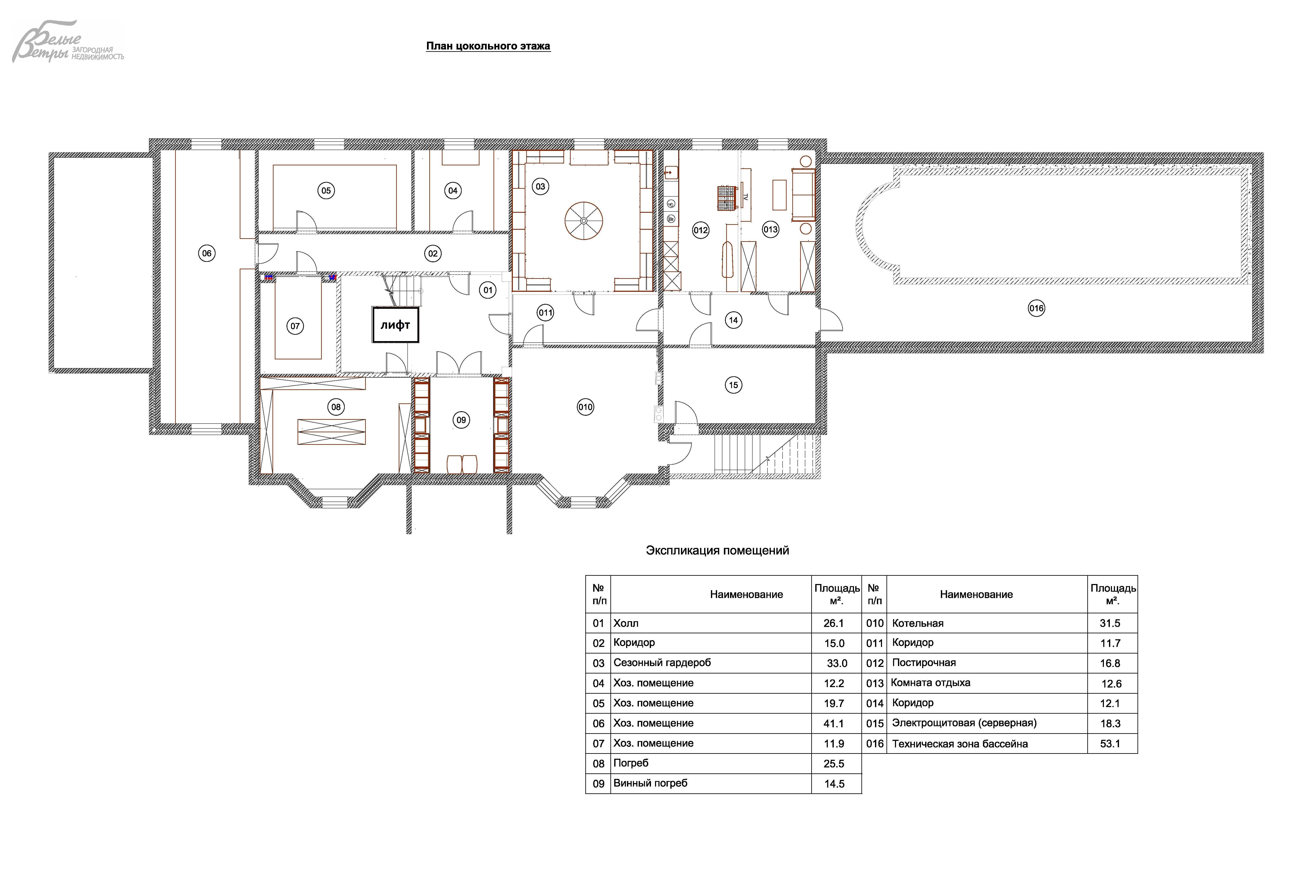 Дом Потапово к/п Южное Бутово id 167-829 планировка3