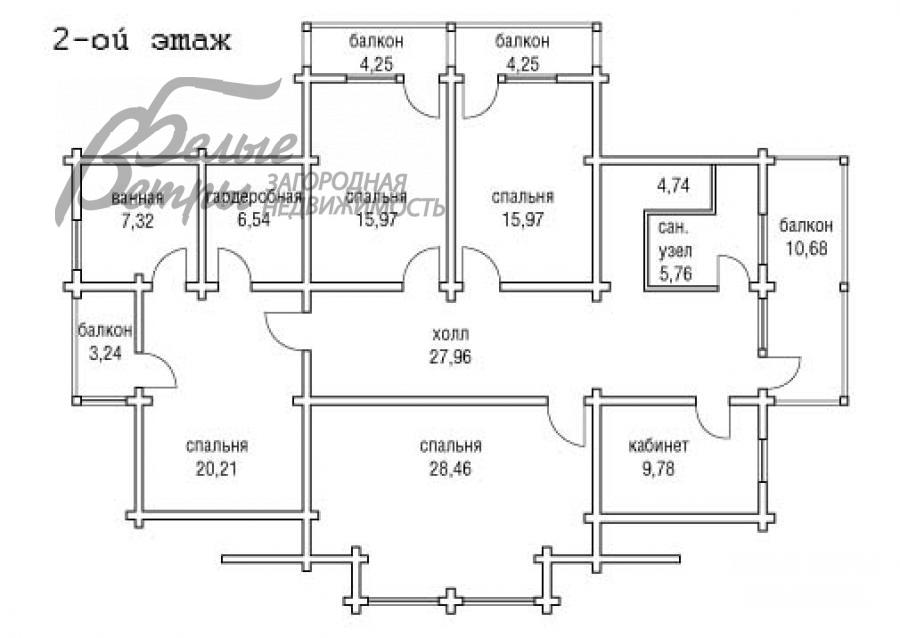 Дом Зеленые холмы к/п Першино id 252-701 планировка1