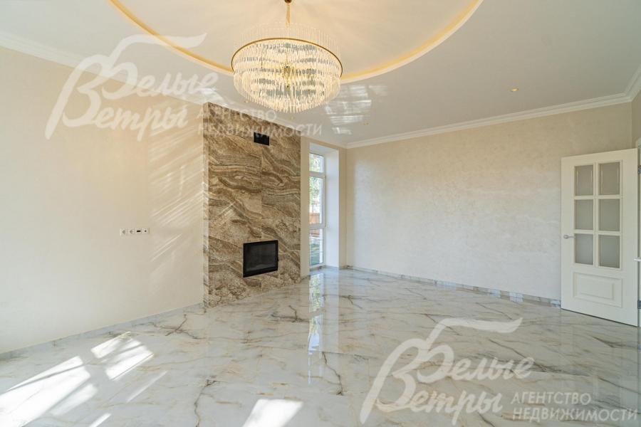 Гостиная с камином 30 кв.м