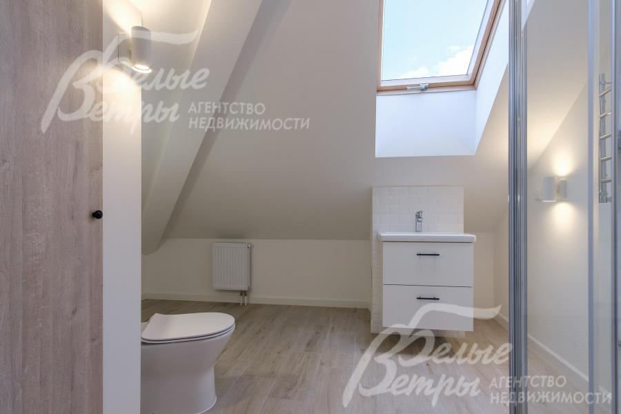 Санузел на мансарде