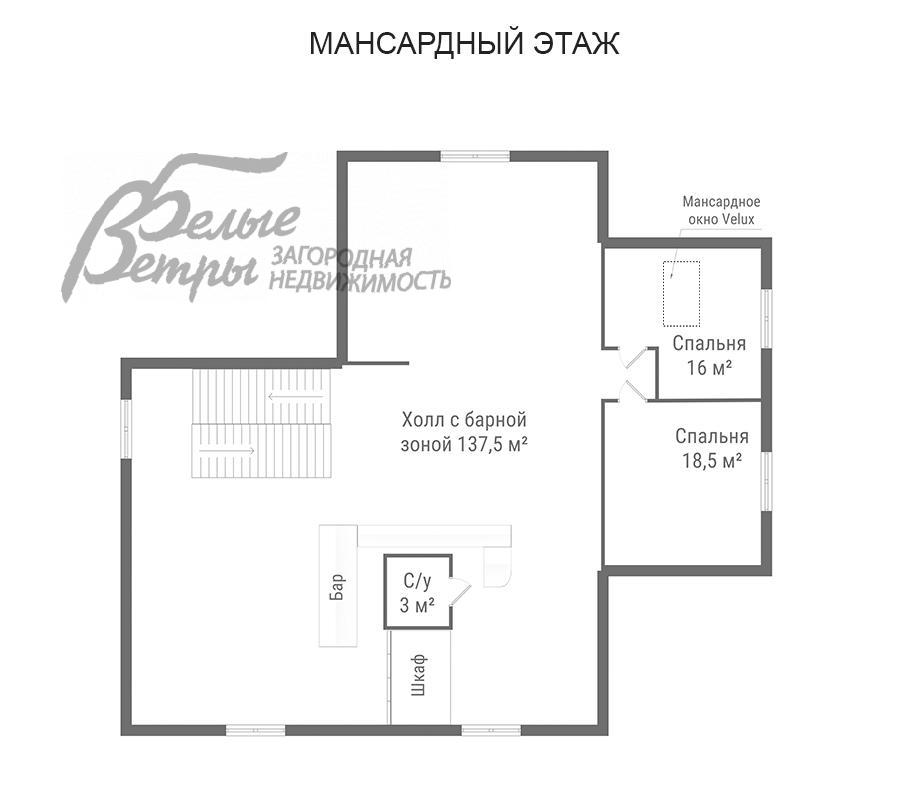 Дом Светлый к/п Губцево id 117-420 планировка3