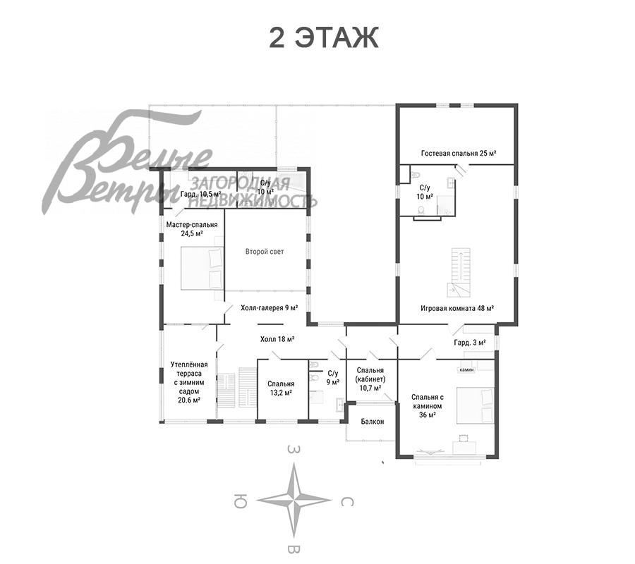 Дом Чароит КП Ватутинки id 520-410 планировка2