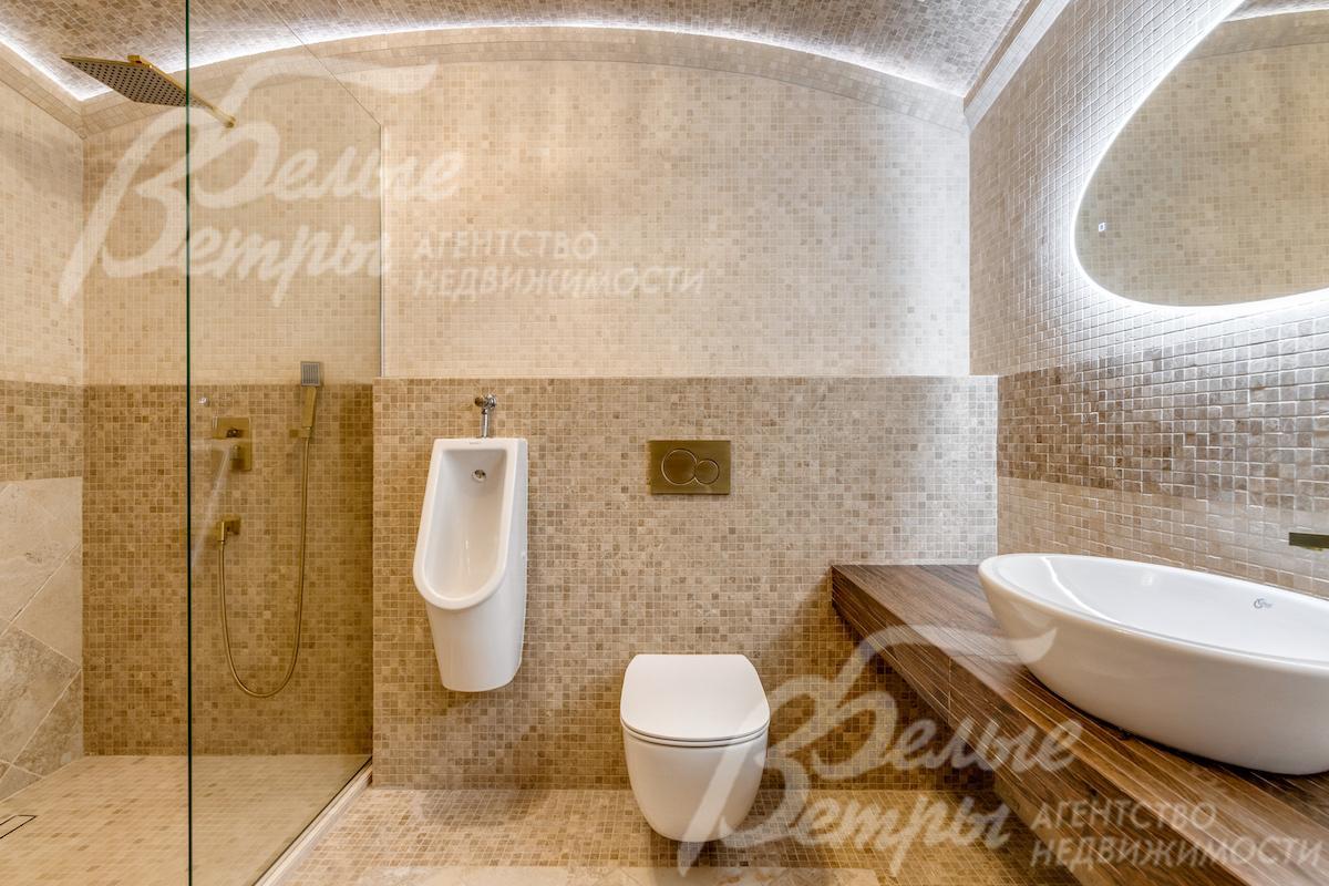 Санузел с душевой в СПА-зоне