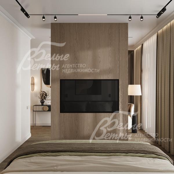 Визуализация мастер-спальни