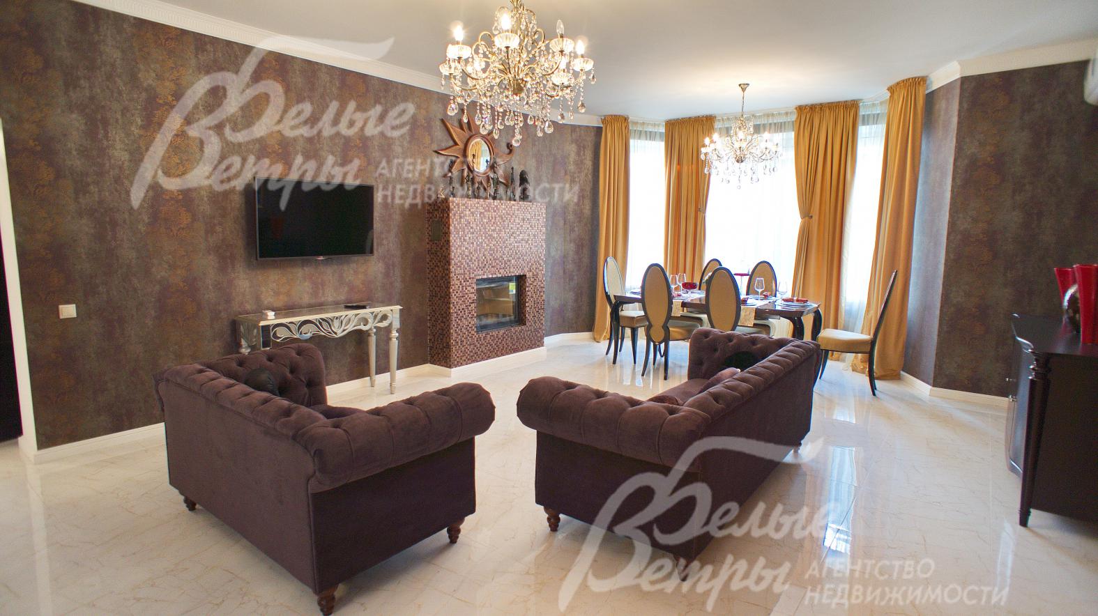 Гостиная-столовая 40 кв.м