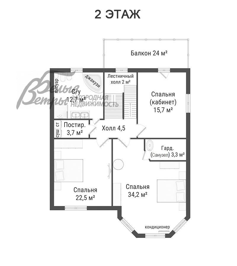 Дом Гайд Парк к/п Софьино id 330-845 планировка1