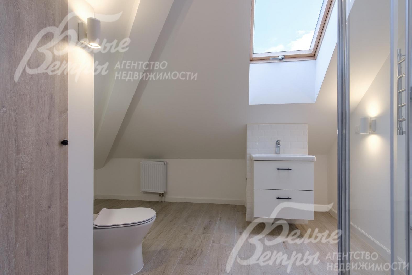 Санузел на мансарде