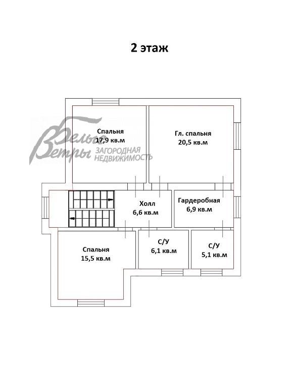 Дом Гайд Парк к/п Софьино id 330-239 планировка1