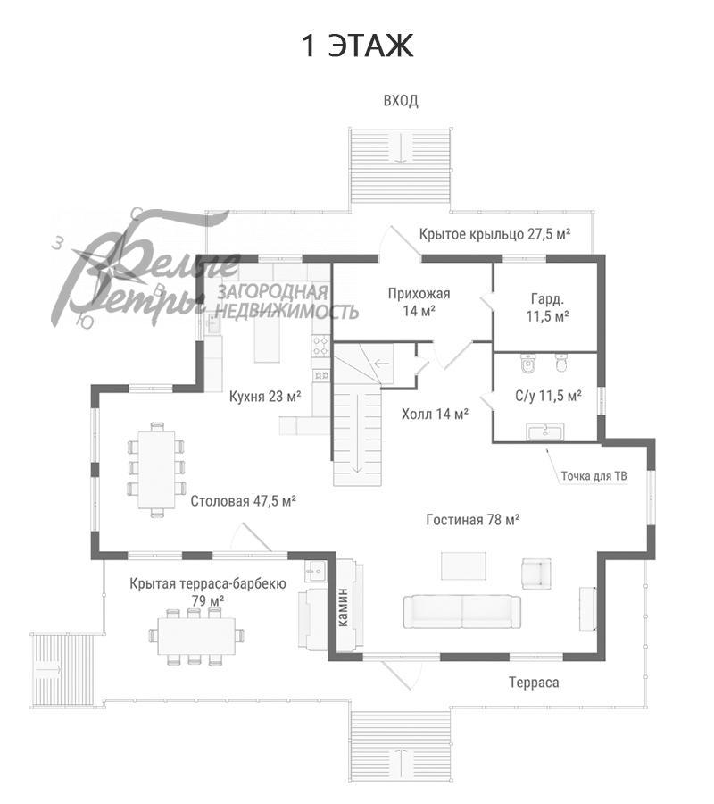 Дом ВИК к/п Кузнецово id 208-946 планировка0