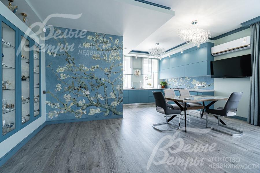 Кухня-столовая-гостиная 49 кв.м