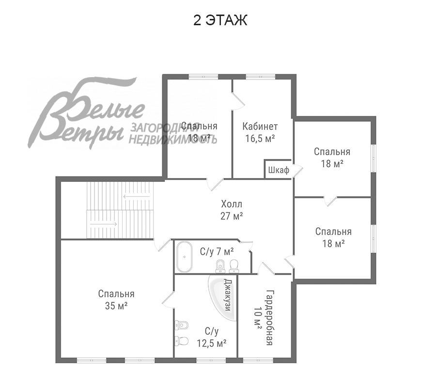Дом Светлый к/п Губцево id 117-420 планировка2