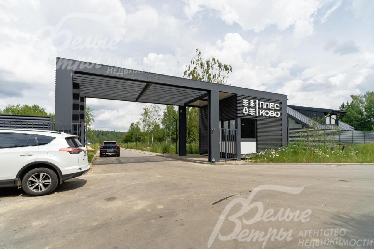 КПП с автоматическими воротами в поселок Плесково