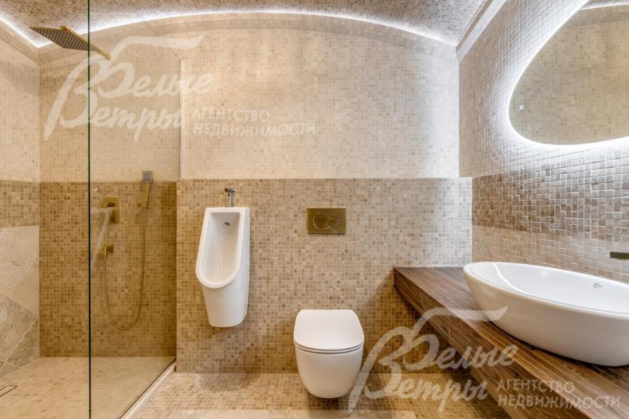 Санузел с душевой в СПА-зоне