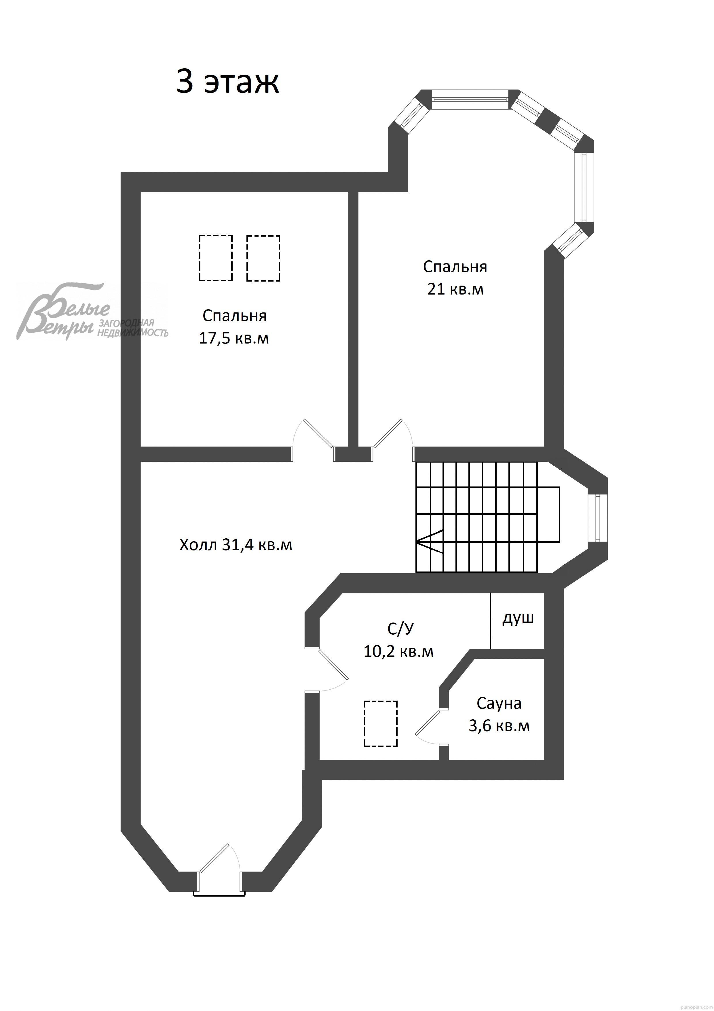 Таунхаус Дубровка ЖК Сосенки id 108-858 планировка2