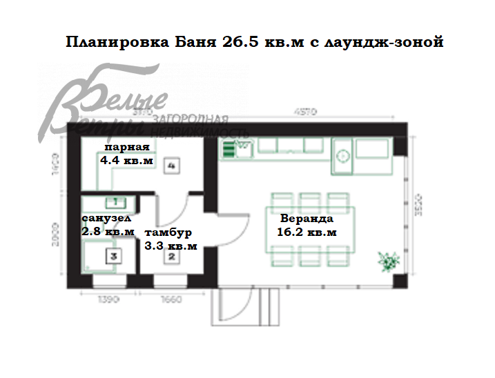 Дом в аренду Резиденция Булатово КП Булатово id 714-001 планировка2