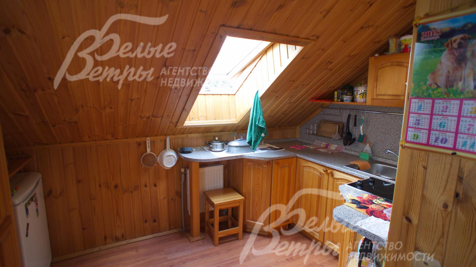 Кухня-гостиная на 2-ом этаже бани