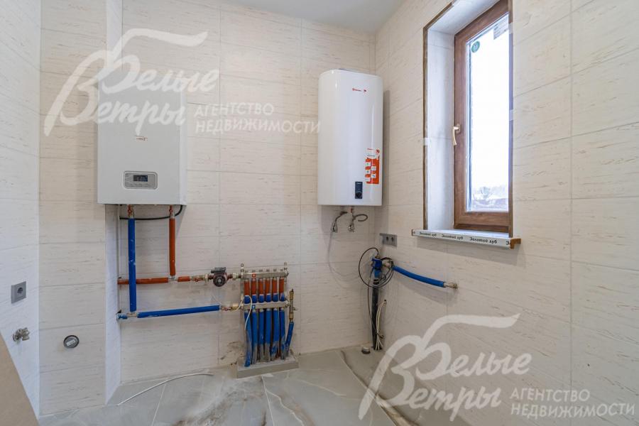 Установлен котел и бойлер