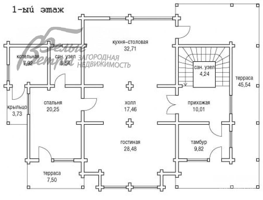 Дом Зеленые холмы к/п Першино id 252-701 планировка0