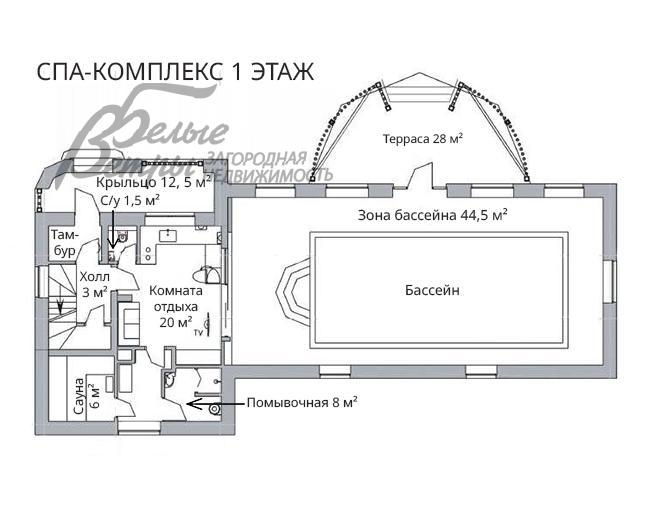 Дом Бельгийская Деревня к/п Летово id 102-903 планировка4