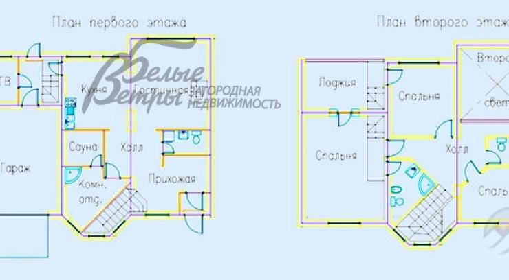 Таунхаус Терновка к/п Наро-Фоминск id 282-704 планировка0