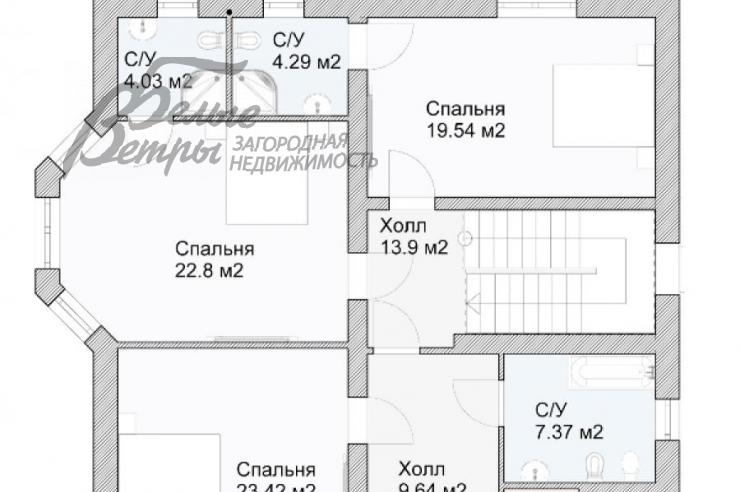 Дом Бавария Клаб КП Романцево id 504-801 планировка1