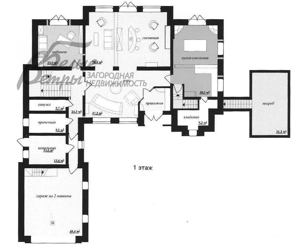 Дом Столбово-1 КП Южное Бутово id 565-904 планировка0