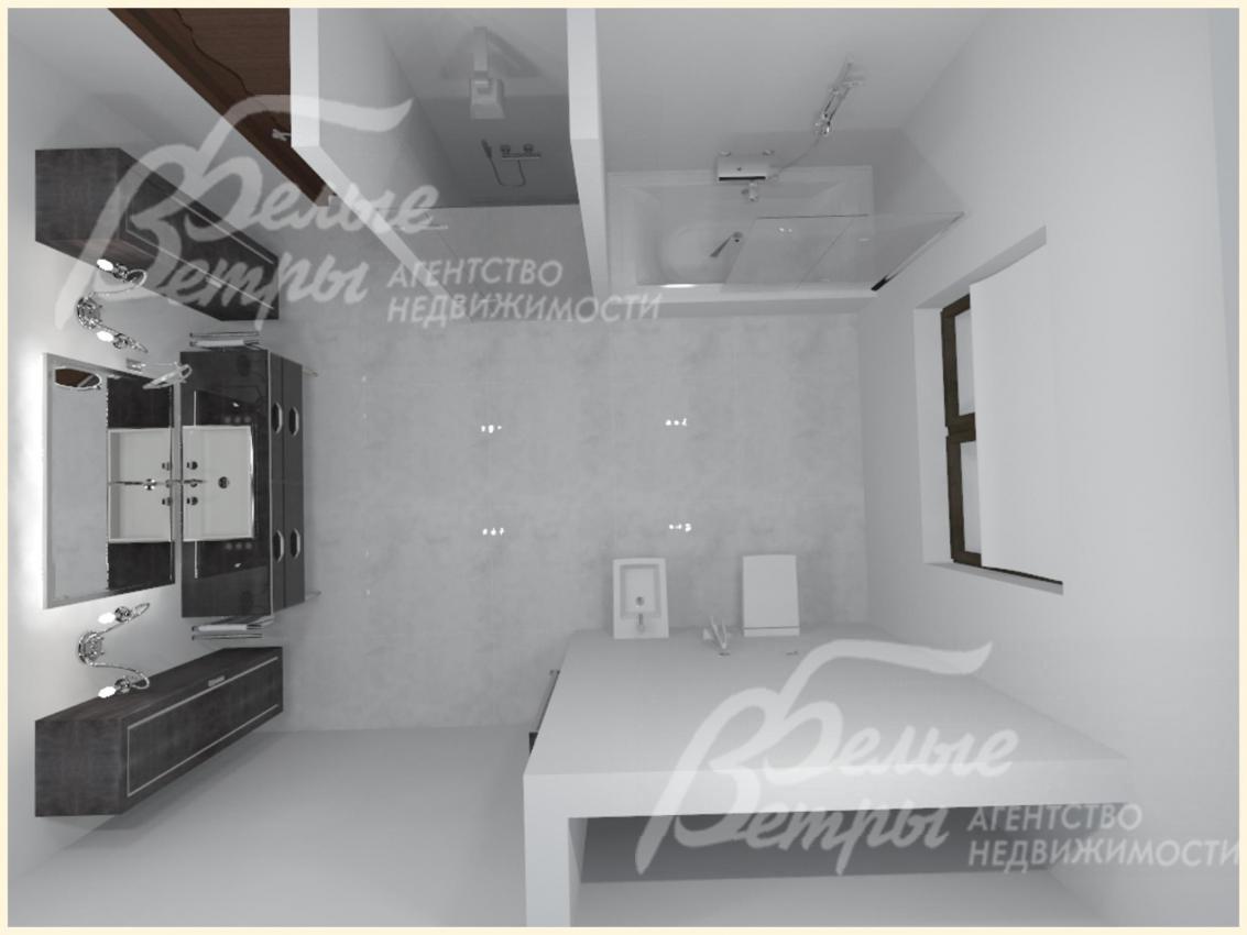 Визуализация: Санузел 2 этажа