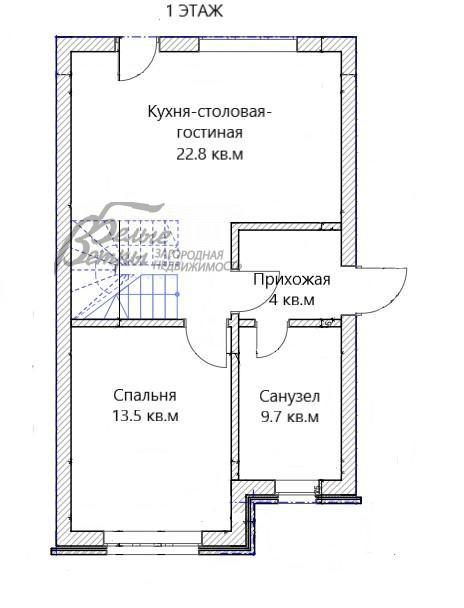 Дом Бунин Парк КП Столбово id 387-212 планировка0