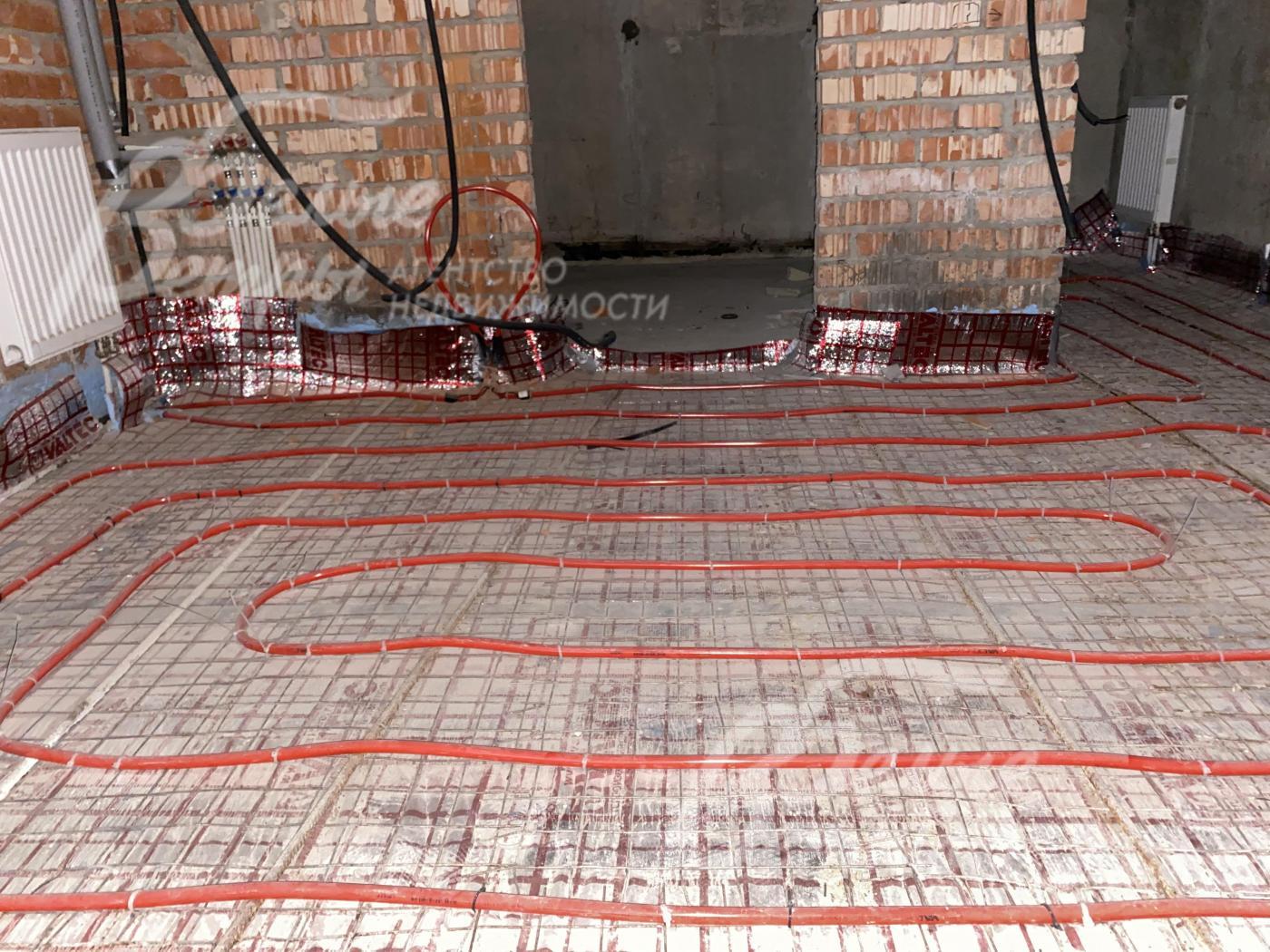 Система теплый пол в СПА зоне