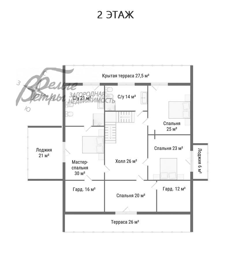 Дом ВИК к/п Кузнецово id 208-946 планировка1
