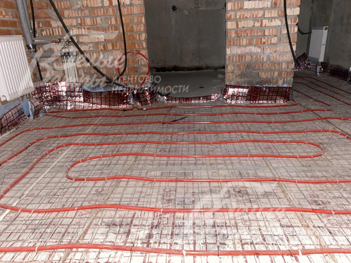 Система теплый пол в СПА зоне