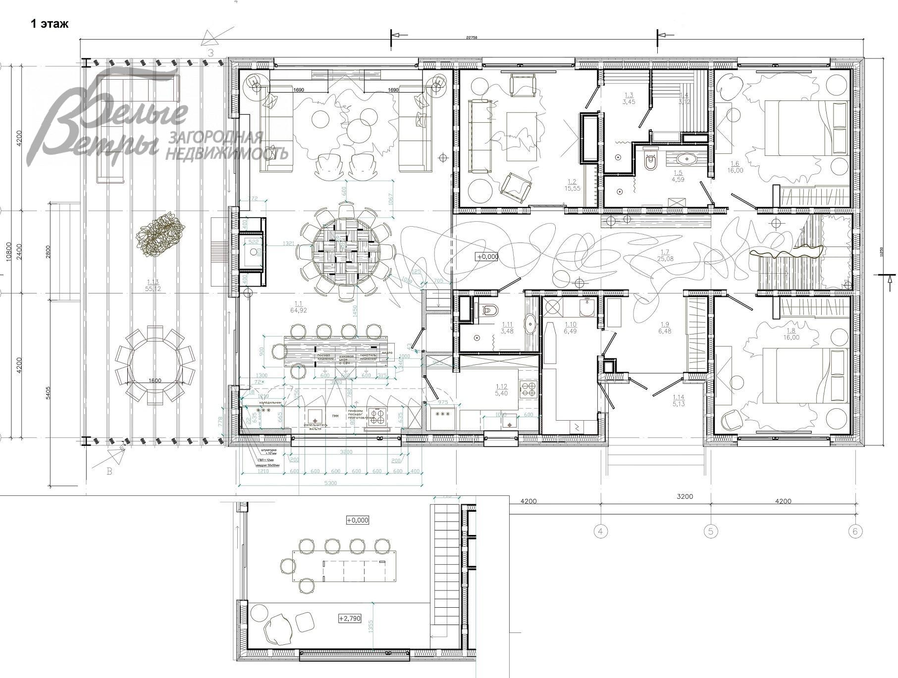 Дом Бурцево КП Бурцево id 231-610 планировка0