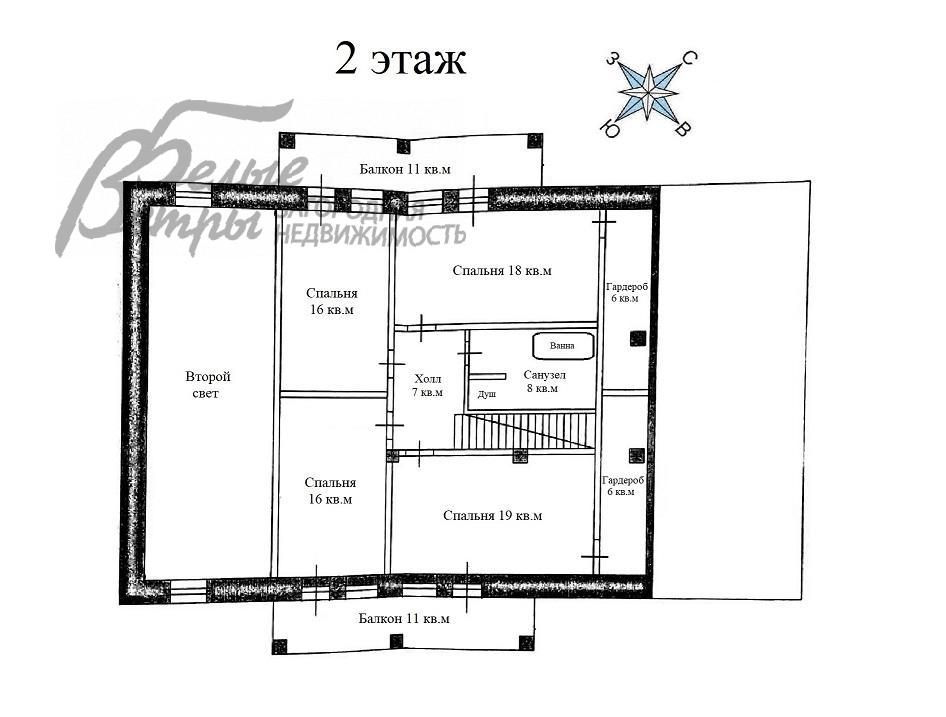 Дом в аренду Лесное Озеро к/п Кузенёво id 131-051 планировка1