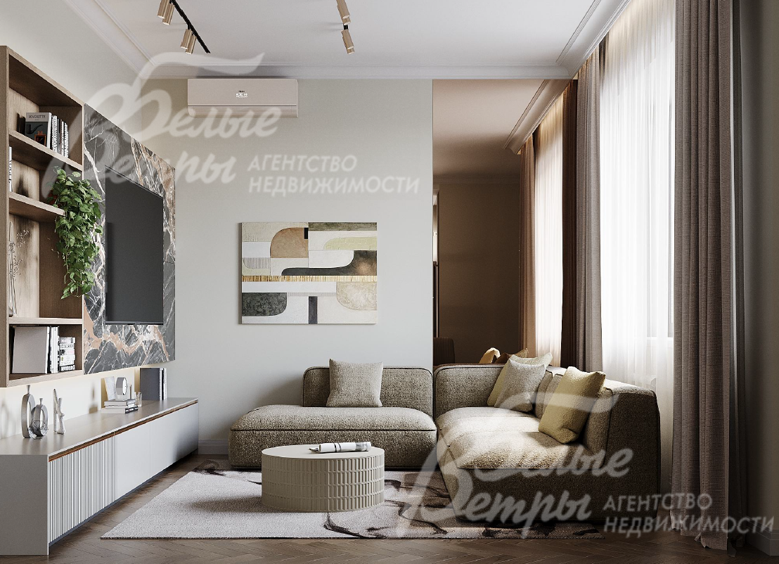 Визуализация Гостиная