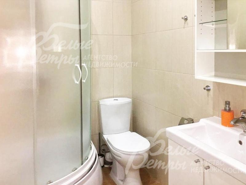 Санузел 3 кв.м с душевой кабиной на втором этаже