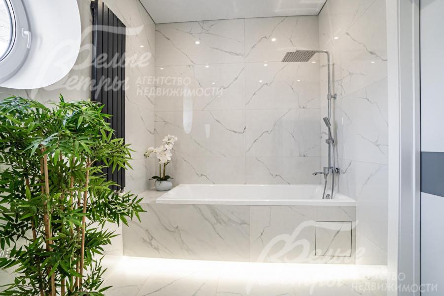 Санузел 7,5 кв.м с ванной