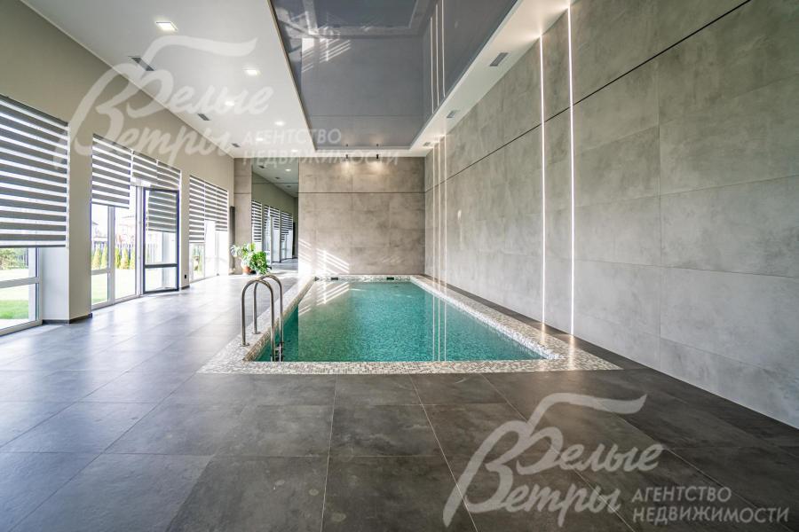 Бассейн скиммерный 8х3 м, глубина 1-1.7 м