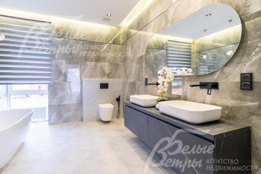 Санузел 13 кв.м с ванной при мастер-спальне